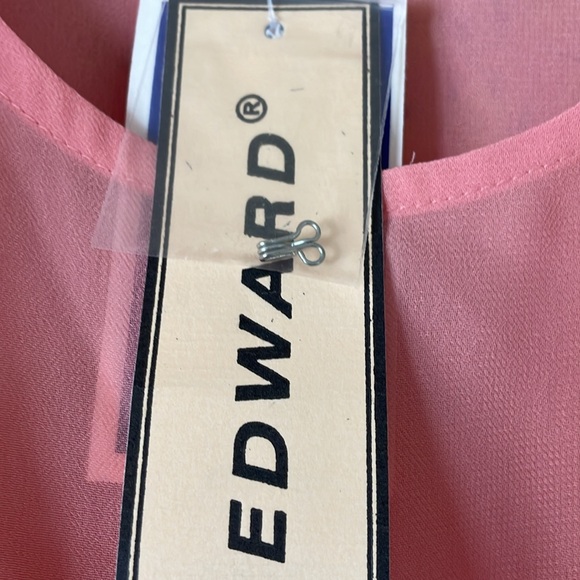 Edward Brand NWT 100% Silk Shell with polyester lining. Romance and summer! - Picture 3 of 6